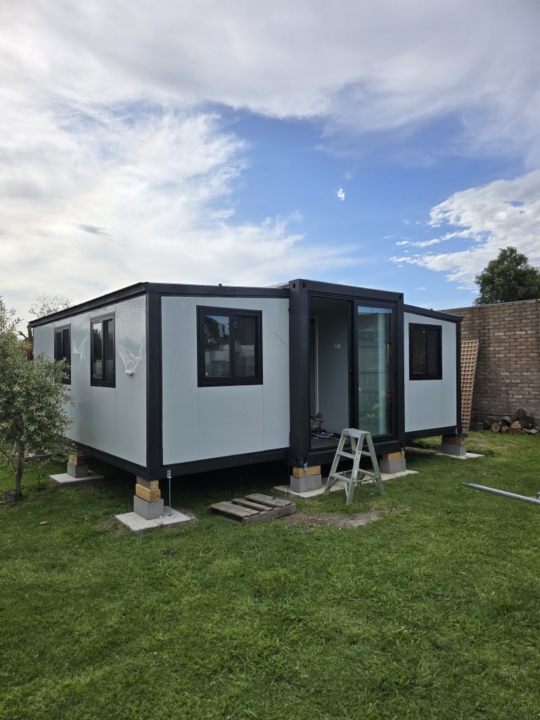 Granny Flat with black steels